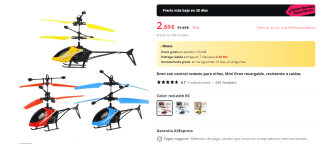 Dron con control remoto por 2,69€