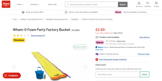 Wham-O Foam Party Factory Bucket - £2