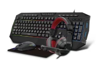 Kit Magnus teclado + mouse + audifonos gamer M501 por $5.990