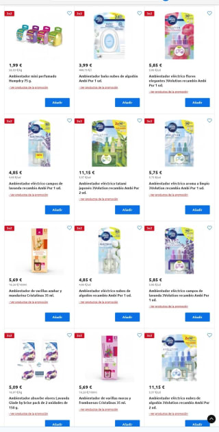 Recopilación 3×2 Droguería en Carrefour.