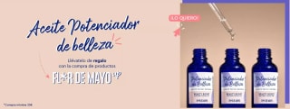 Aceite potenciador de belleza de regalo con compra.