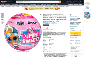 L.O.L. Surprise Loves Mini Sweets surtido 8 sorpresas por 7,56€