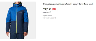 Chaqueta para Hombre Columbia Iceberg Point II por 69.99€