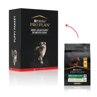 Scoor een Purina Pro Plan Puppy startpakket met een zak van 3 kg puppyvoer of kittenvoer voor maar €5 i.p.v. €25 via deze kortingsactie op Bol.com