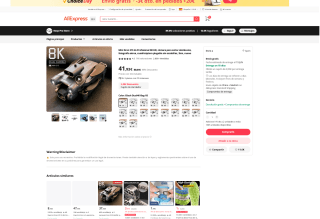 Mini Dron S1S 4k Profesional por solo 39€