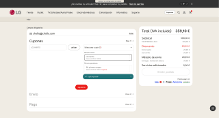 TV LG UHD 4K de 55'' Serie 78 por 359,10€