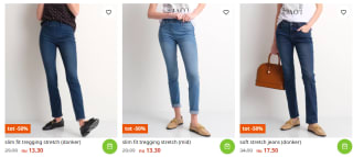 50% korting op alle jeans bij Terstal