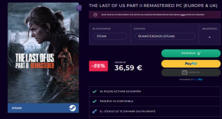 Videojuego The Last of Us Parte 2 Remastered PC por 35,92€