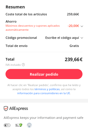OnePlus Nord CE 3 Versión Global 5G 12GB 256GB por 239,66€