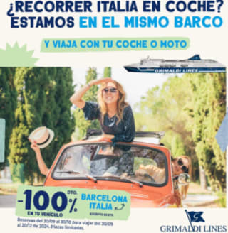 Transbordo Vehículo gratis en destinos seleccionados