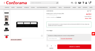 Mueble para TV Eric por 36,94€