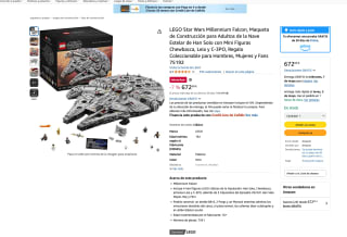 LEGO Star Wars Millennium Falcon 75192 por solo 672€