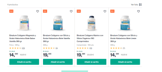 3x2 en Colágenos marca Binature