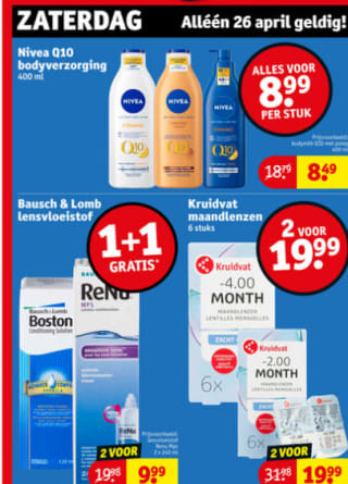 Diverse Koningsdag-deals bij Kruitvat