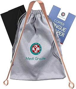 Capture a copper tongue scraper kit with bag and cloth from Amazon for £1.69