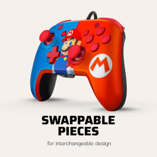 PDP Faceoff Deluxe+ Audio - Nintendo Switch Controller - Mario voor €15,03 bij Amazon