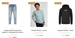 Tot 50% korting op merkkleding tijdens de Mid -Season sale bij De Kinderkledingwinkel