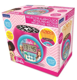 Despertador con proyector Barbie por 12.99€