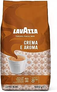 Get Lavazza Crema e Aroma, Arabica and Robusta medium roast coffee beans from Amazon for £9.12