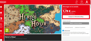 Juego Hero's Hour Nintendo Switch por 1,79€