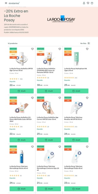 -20% de Descuento Extra en La Roche Posay.