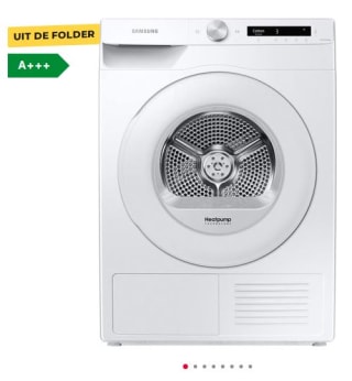 Samsung DV80T5220TW Warmtepompdroger Voor 599,00 bij BestSellers