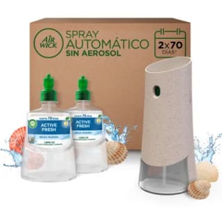 Air Wick Active Fresh Spray Automatico Sin Aerosol (aparato+2 recambios) por 11,96€