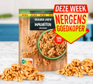 500 gram walnoten voor €3,49 bij de Aldi