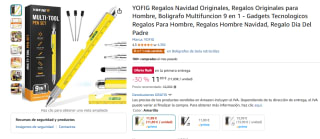 Boligrafo Multifuncion 9 en 1 por 11,89€