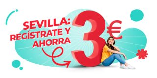 3€ de regalo exclusivo tiendas de Sevilla en pedidos superiores a 5€