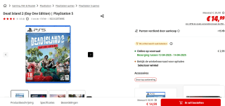 Dead Island 2 - Day One Edition - PS5 voor €14,99 bij de Mediamarkt