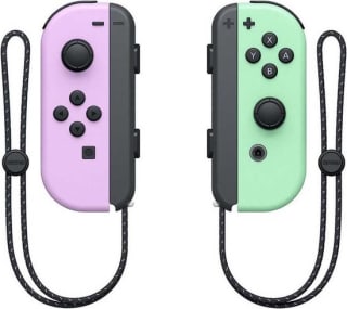Nintendo Switch Joy-Cons (pastel paars en groen) voor €63,70 bij Bol.com