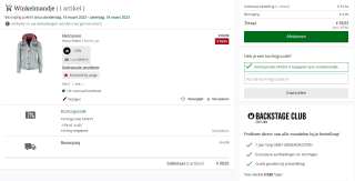 15% korting op bijna alles bij Large