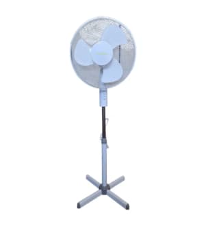 Ventilador ELECSAN de Pie Blanco 45W Giratorio 16" 40cm por solo 17,87€