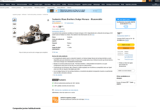 Scalextric Blues Brothers Dodge Monaco Bluesmobile por solo 38,02€