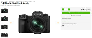 Fujifilm X-H2 camera body voor €1299 bij Foto De Vakman