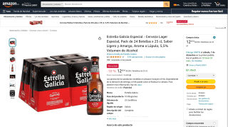 Estrella Galicia Especial 24 Botellas por 12,63€