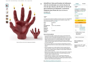 Vela perfumada de Halloween a tan solo 13,65€