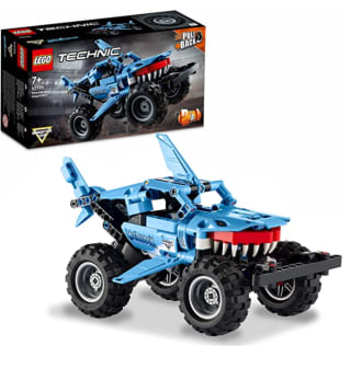 LEGO Technic Monster Jam Megalodon, Set de Construcción 2en1 de Camión Tiburón Monster Truck por 15.99€ en Amazon