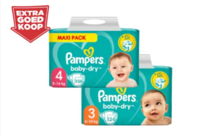 Pampers Baby Dry luiers en pantsDiverse maten30% + Geen bestelkosten bij Jumbo
