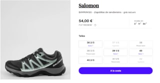 Zapatillas de Trekking de Mujer Salomon BARRAKEE por 54€