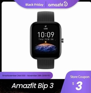 Black Friday Reloj Inteligente Amazfit Bip 3 a 39€