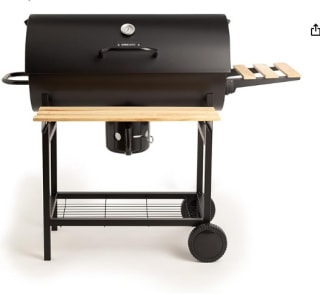 Barbacoa ahumadora de carbón con ruedas/De acero inoxidable, marca Create Bbq Smokey por 99,95€