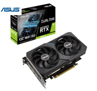 Tarjeta Gráfica Asus DUAL RTX 3060 Ti OC LHR MINI V2 8GB GDDR6 - VGA por 399.95€