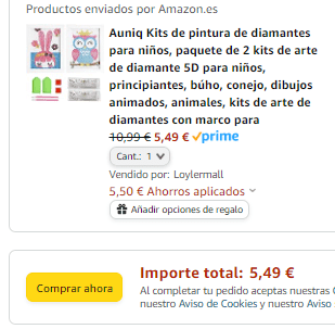 Pack 2 Kits de pintura de diamantes por 5,49€