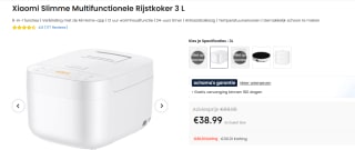Xiaomi Slimme Multifunctionele Rijstkoker voor €38,99 bij Ochama