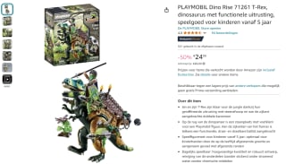 Playmobil Dino Rise T-Rex (71261) voor €24,99 bij Amazon DE