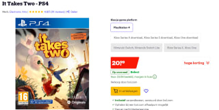 It Takes Two voor €20,15 bij Bol.com