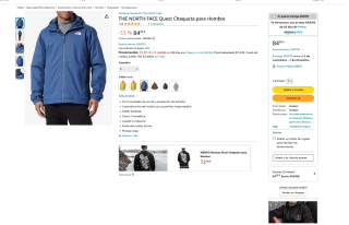 Chaqueta THE NORTH FACE Quest Hombre por 84,95€
