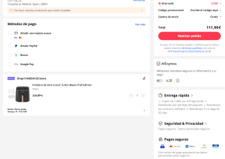 Freidora de Aire Cosori Turbo Blaze Chef Edition por solo 111,99€